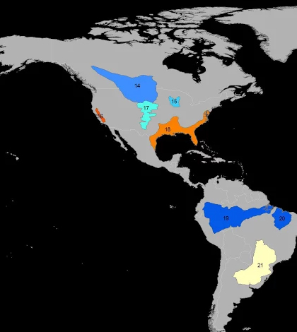 Researchers from UC Irvine used data from NASA’s GRACE satellite mission to show trends in groundwater storage. (Credit: UC Irvine/NASA)