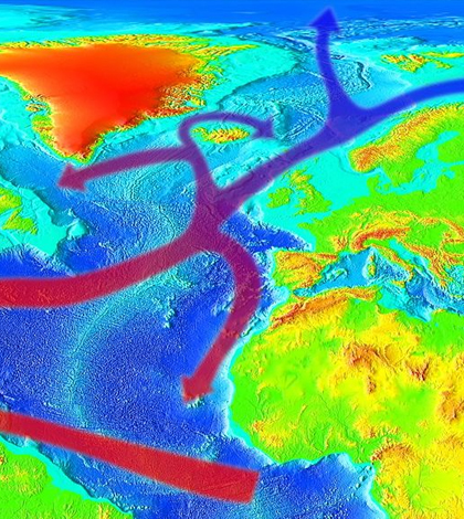 Map of the Gulf Stream. (Credit: RedAndr/CC BY-SA 4.0)