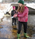 TeenShale, a part of the Shale Network, collected samples and recorded data from Black Moshannon State Park. (Credit: Matt Carroll)