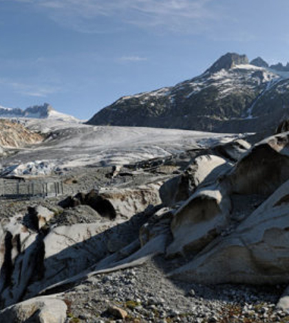 Glaciers have been melting at unprecedented rates. (Credit: Simon Oberli)