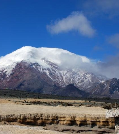 The Chimborazo volcano. (Credit: Naia Morueta-Holme)