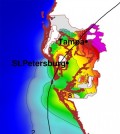 Researchers predict significant increases in tropical storms by the end of the century. (Credit: Ning Lin, Kerry Emanuel)