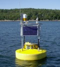 University of Maine's ocean-observing buoy. (Credit: Neal Pettigrew)
