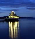 A ship docks one evening on Puget Sound. (Credit: Micah Sheldon/CC BY 2.0)