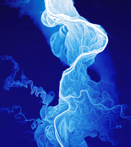 A cartographer created a beautiful visual history of the Willamette River. (Credit: Daniel Coe)