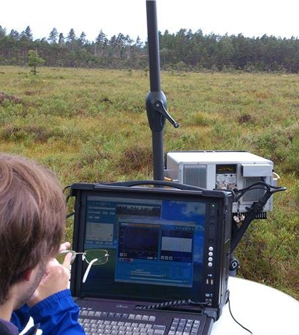 Camera test at Foljesjon, a lake in a research area west of Vanersborg, Sweden. (Courtesy of Linköping University)