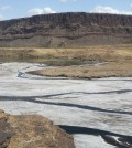 Lake Magadi, an alkaline lake that contains soda, is located in southern Kenya near the East African Rift. (Credit: University of New Mexico)