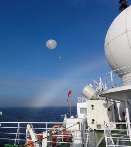 Radiosonde observations from RV Mirai over the ice-free Arctic Ocean. (Credit: Jun Inoue)