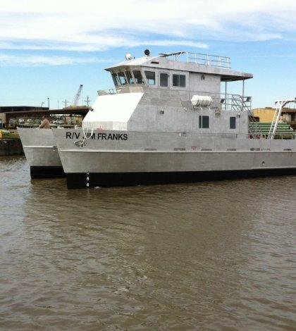 The R/V Jim Franks is the newest addition to the Gulf Coast Research Laboratory. (Credit: University of Southern Mississippi)