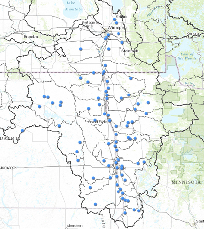 Red River Water-Quality Statistical Summary Story Map. (Credit: U.S. Geological Survey)