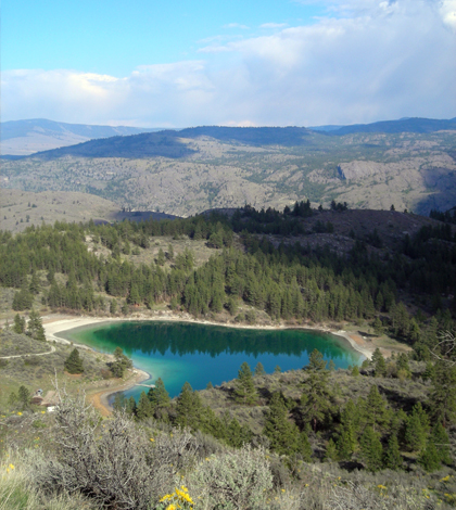 Castor Lake, Washington state. (Credit: University of Pittsburgh)