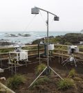 Instruments, installed in late March, will record just how cloudy it is in the Southern Ocean, how much sunlight reaches the surface, and how much water is in the clouds. (Credit: Jeff Aquilina / University of Washington)
