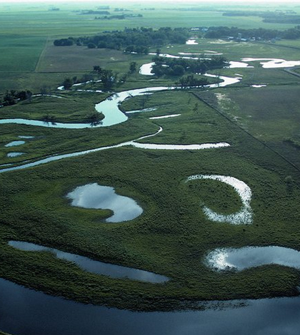 Millions of acres of riverine wetlands have disappeared across the Midewest. (Credit: USDA Natural Resources Conservation Service)