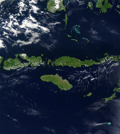 Sunda Islands, Indonesia. (Credit: NASA)