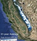 sierra nevada snowpack