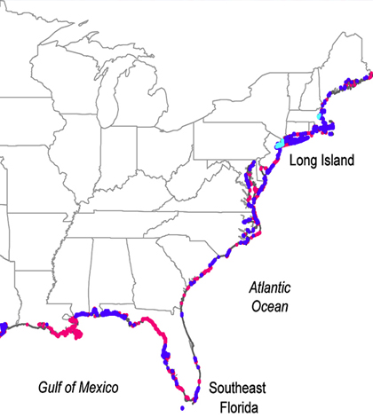 groundwater and seawater