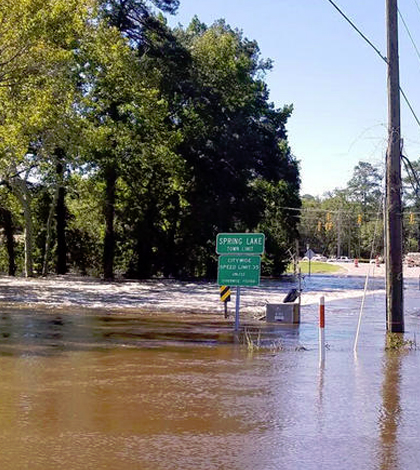 hurricane matthew floods streamgages
