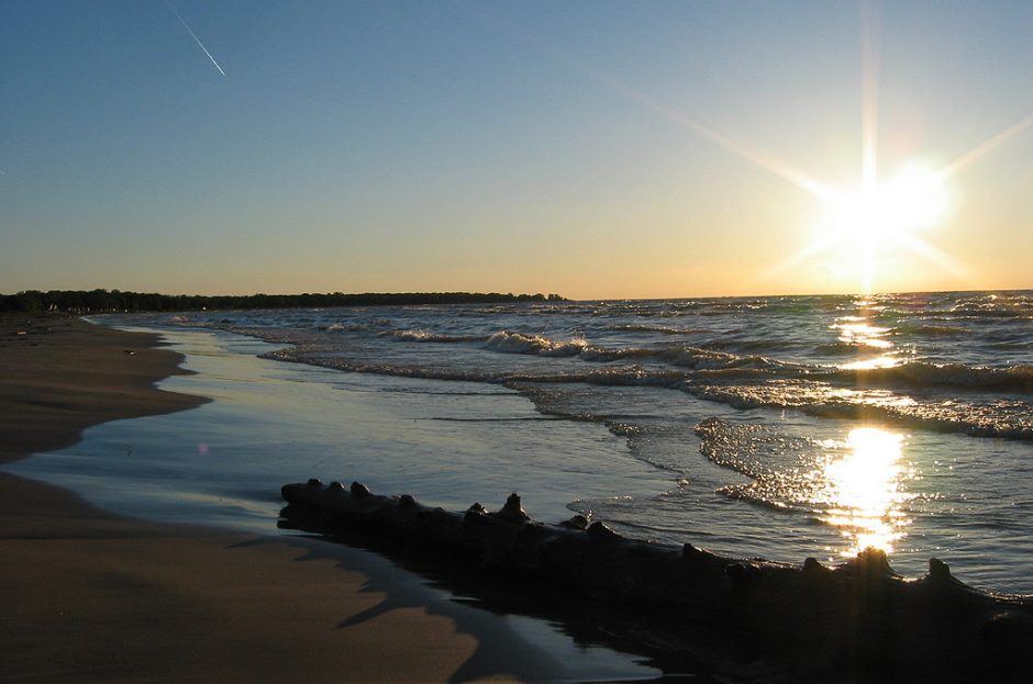 microbial mats Lake Huron sinkholes