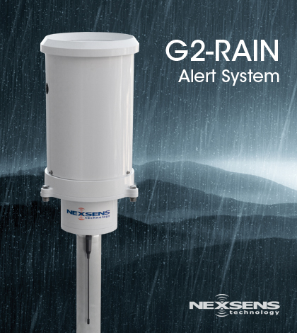 NexSens G2-RAIN rain alert system