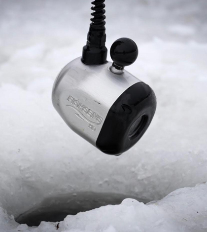 ice fishing with a camera
