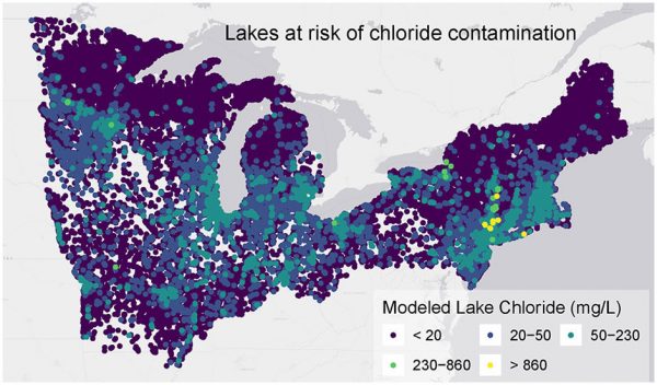 Chloride contamination threatens lakes