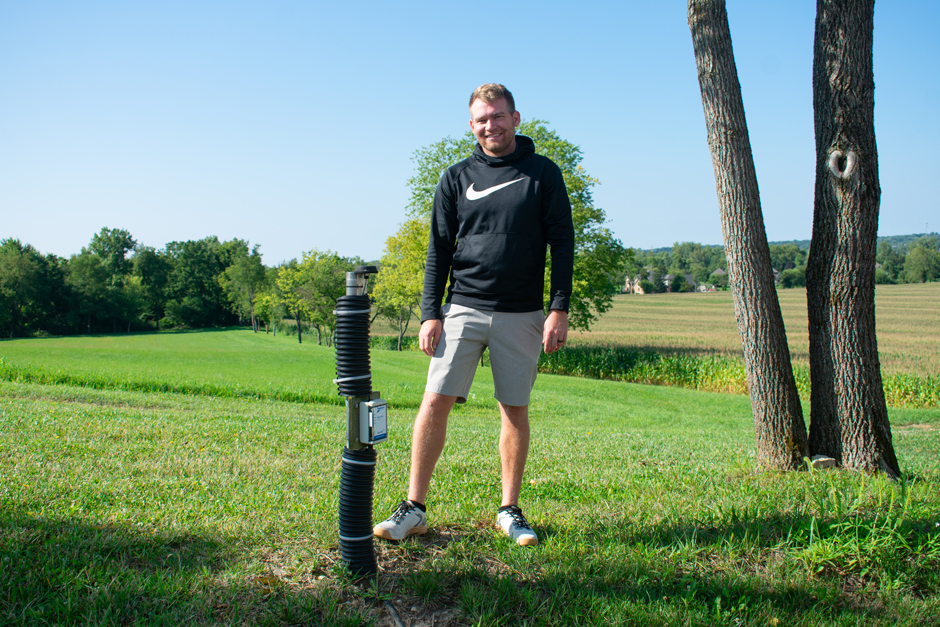 Diver Link at the Fondriest Environmental Field Station.