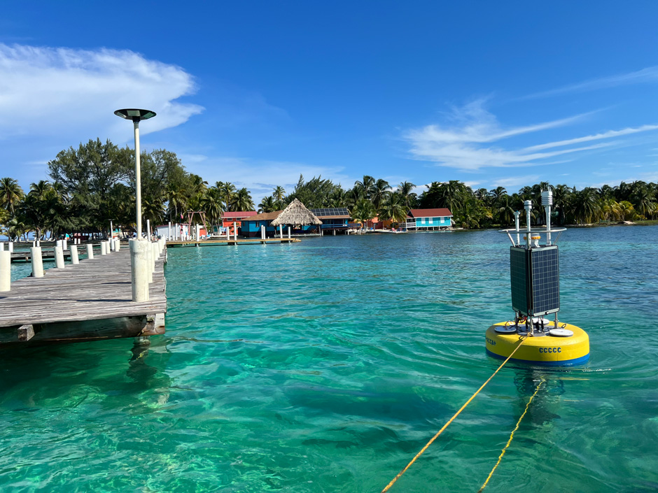 A CB-950 being pulled for deployment in Barbados.