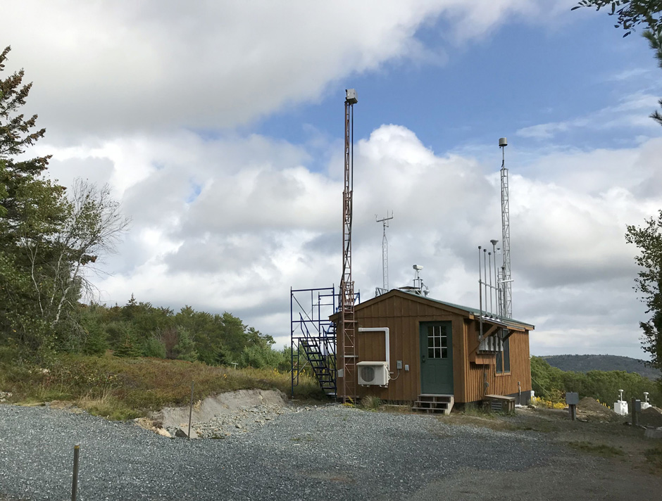 The Acadia NP air quality monitoring station has been collecting data on gaseous pollutants, atmospheric deposition, and particulates and visibility effects for over four decades.