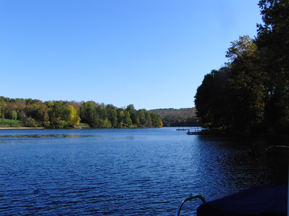 Views from the shoreline of Lake Lillinonah.