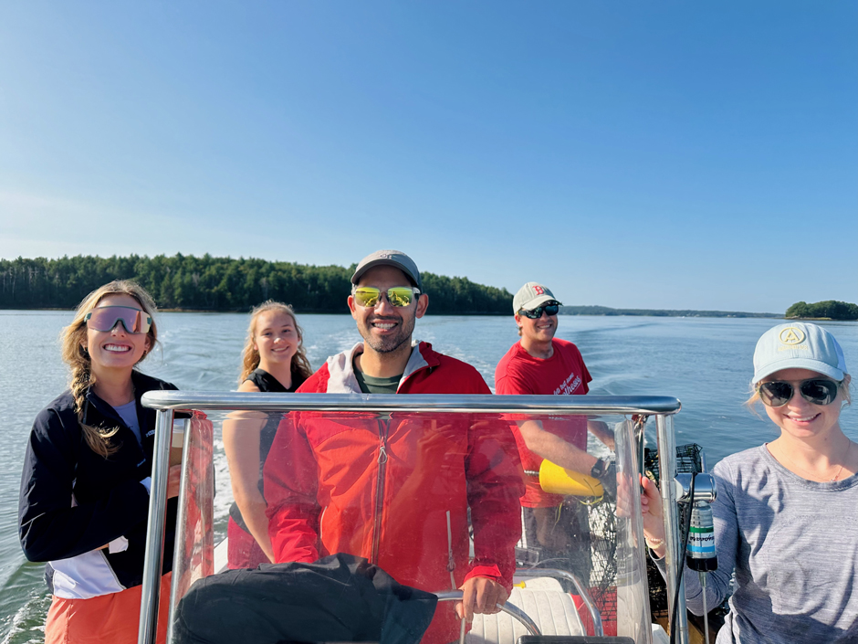 Blue crab trapping on Great Bay- understanding how this new species from warming waters is affecting the Bay.