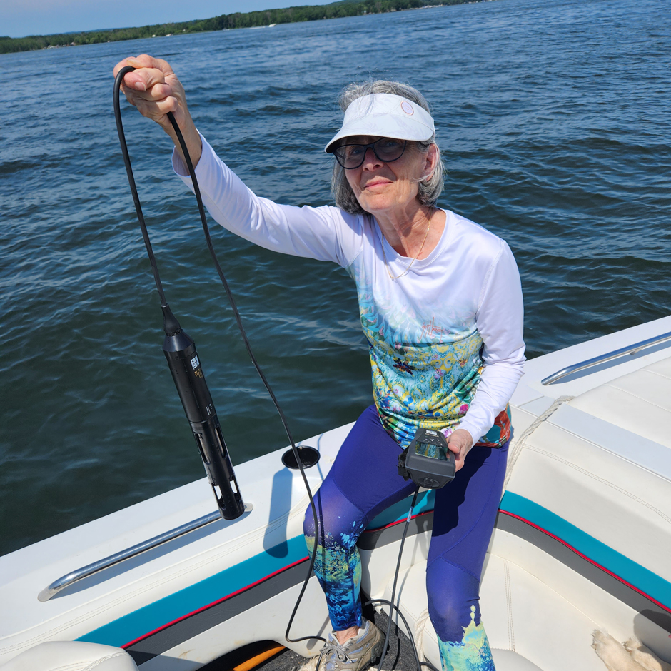 Monitoring on Chautauqua Lake.