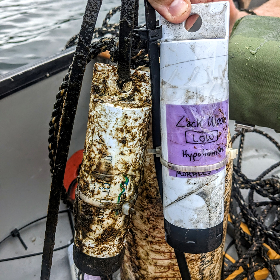 Two miniDOTs pulled from Cray’s site at Zack Woods Pond.