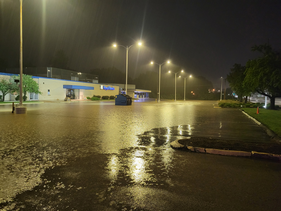 Flooding in July 2022. The water level in the River Des Peres rose approximately 18 feet and caused in excess of $30 million of damage.